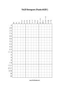 Nonogram - 15x20 - A201 Print Puzzle