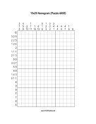 Nonogram - 15x20 - A95 Print Puzzle