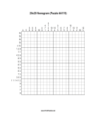 Nonogram - 20x20 - A119 Print Puzzle
