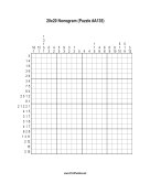 Nonogram - 20x20 - A135 Print Puzzle