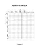 Nonogram - 20x20 - A139 Print Puzzle