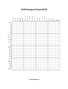 Nonogram - 20x20 - A155 Print Puzzle