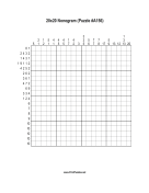Nonogram - 20x20 - A156 Print Puzzle