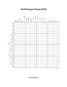 Nonogram - 20x20 - A162 Print Puzzle