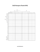 Nonogram - 20x20 - A166 Print Puzzle