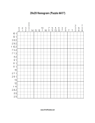 Nonogram - 20x20 - A17 Print Puzzle