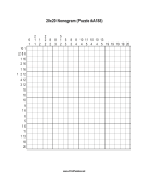 Nonogram - 20x20 - A188 Print Puzzle