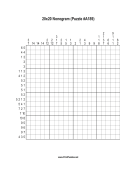 Nonogram - 20x20 - A189 Print Puzzle