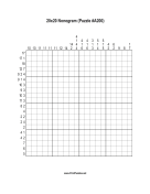 Nonogram - 20x20 - A200 Print Puzzle