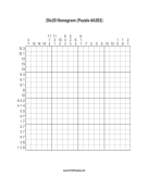 Nonogram - 20x20 - A202 Print Puzzle