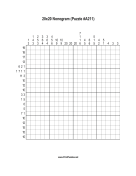 Nonogram - 20x20 - A211 Print Puzzle