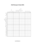 Nonogram - 20x20 - A52 Print Puzzle