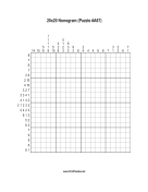 Nonogram - 20x20 - A67 Print Puzzle