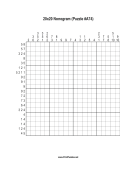 Nonogram - 20x20 - A74 Print Puzzle