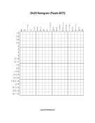 Nonogram - 20x20 - A75 Print Puzzle