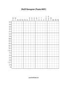 Nonogram - 20x20 - A91 Print Puzzle