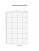 Nonogram - 20x30 - A105 Print Puzzle