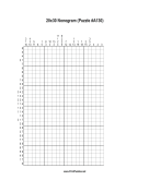 Nonogram - 20x30 - A130 Print Puzzle