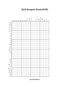 Nonogram - 20x30 - A189 Print Puzzle
