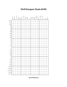 Nonogram - 20x30 - A190 Print Puzzle