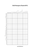 Nonogram - 20x30 - A191 Print Puzzle