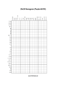 Nonogram - 20x30 - A193 Print Puzzle