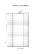 Nonogram - 20x30 - A204 Print Puzzle