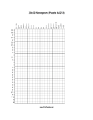 Nonogram - 20x30 - A218 Print Puzzle
