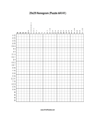 Nonogram - 25x25 - A141 Print Puzzle