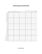 Nonogram - 25x25 - A216 Print Puzzle
