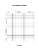 Nonogram - 25x25 - A90 Print Puzzle