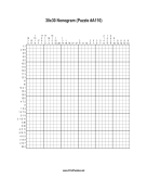 Nonogram - 30x30 - A110 Print Puzzle