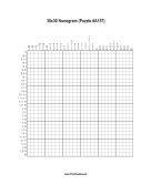 Nonogram - 30x30 - A157 Print Puzzle