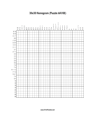 Nonogram - 30x30 - A168 Print Puzzle