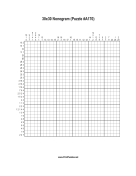 Nonogram - 30x30 - A170 Print Puzzle