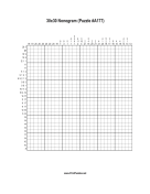 Nonogram - 30x30 - A177 Print Puzzle
