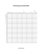 Nonogram - 30x30 - A203 Print Puzzle