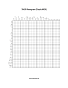 Nonogram - 30x30 - A36 Print Puzzle