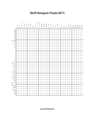 Nonogram - 30x30 - A71 Print Puzzle