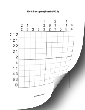 Printable Nonogram Book - Variety #2 Printable Puzzle