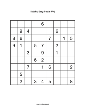 Sudoku - Easy 