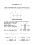 How To Solve Nonograms