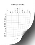 Printable Nonogram Book - 10x10 Print Puzzle