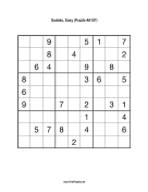 Sudoku - Easy A107 Print Puzzle
