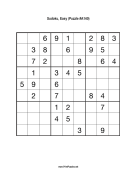 Sudoku - Easy A140 Print Puzzle