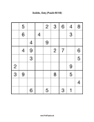 Sudoku - Easy A148 Print Puzzle