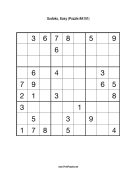 Sudoku - Easy A151 Print Puzzle