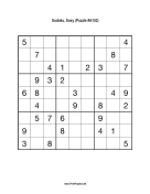 Sudoku - Easy A152 Print Puzzle