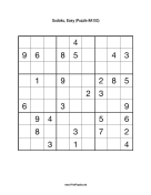 Sudoku - Easy A153 Print Puzzle