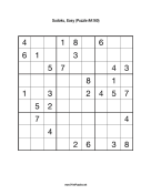 Sudoku - Easy A160 Print Puzzle
